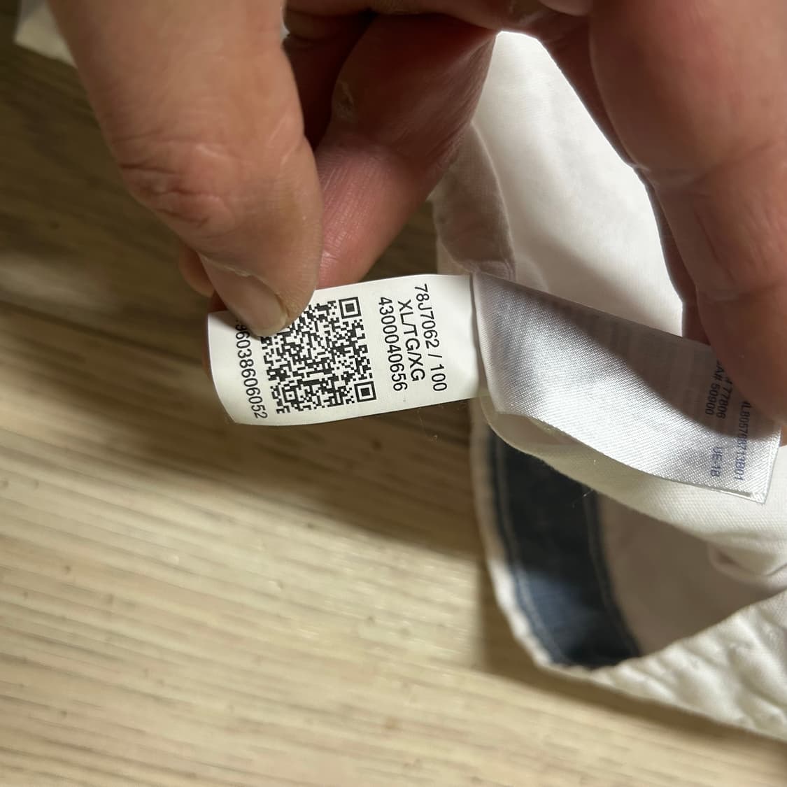 타미진스 해외판 화이트 셔츠 115 3xl 상품이미지3