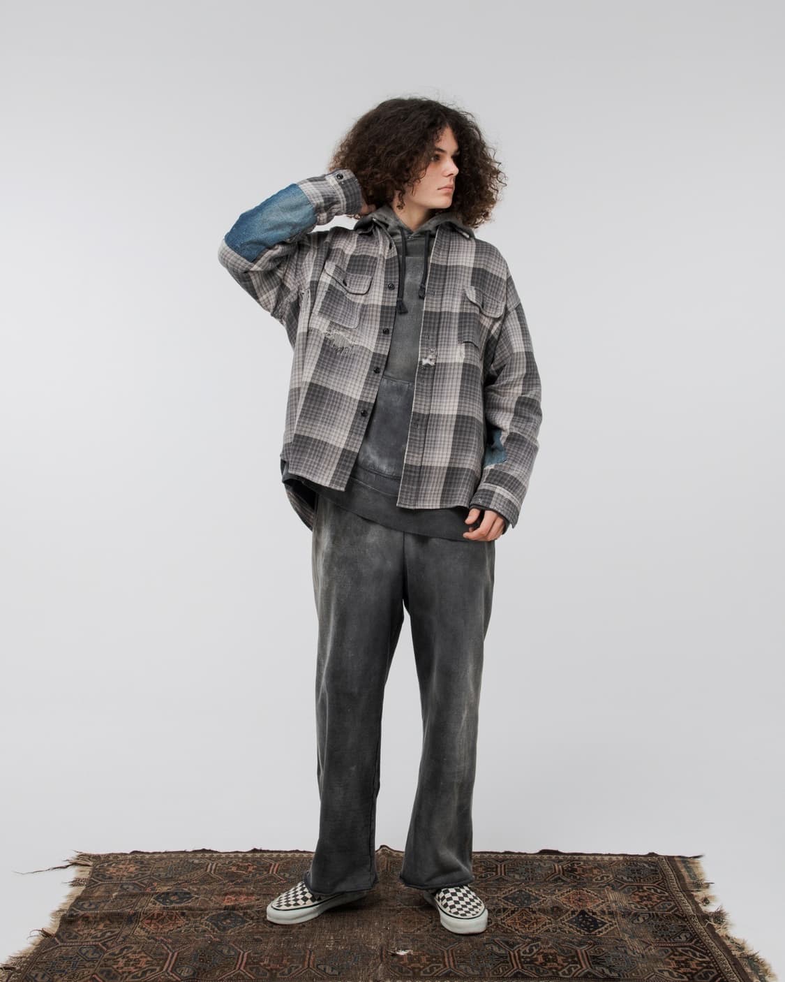 바우와우 Bowwow 디럭스 리페어 플란넬 디스 셔츠 M 상품이미지4