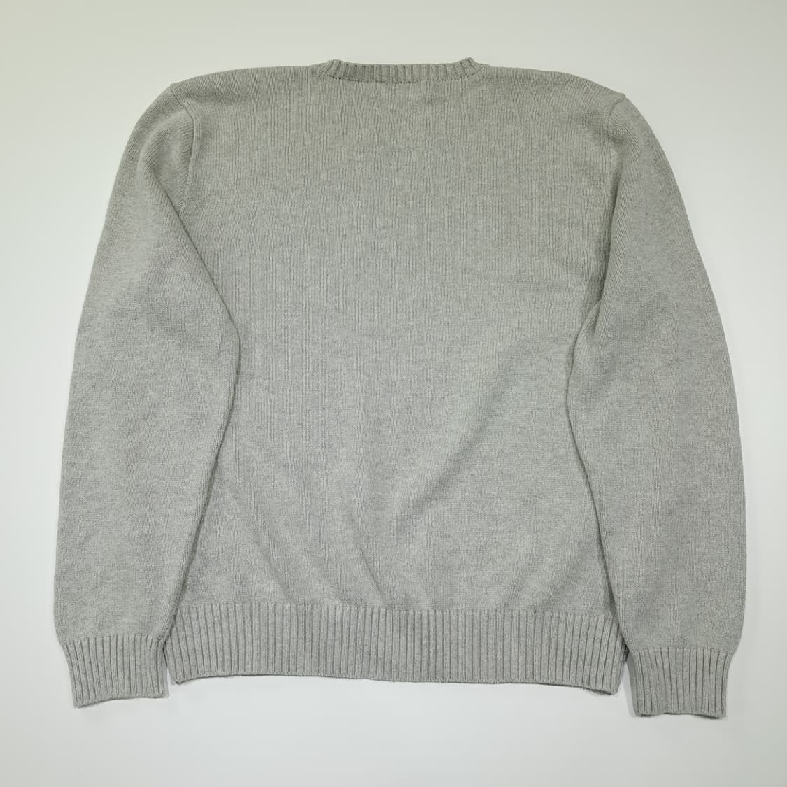 CK004 L 폴로 00s 크루넥 라이트그레이 니트 스웨터 상품이미지7