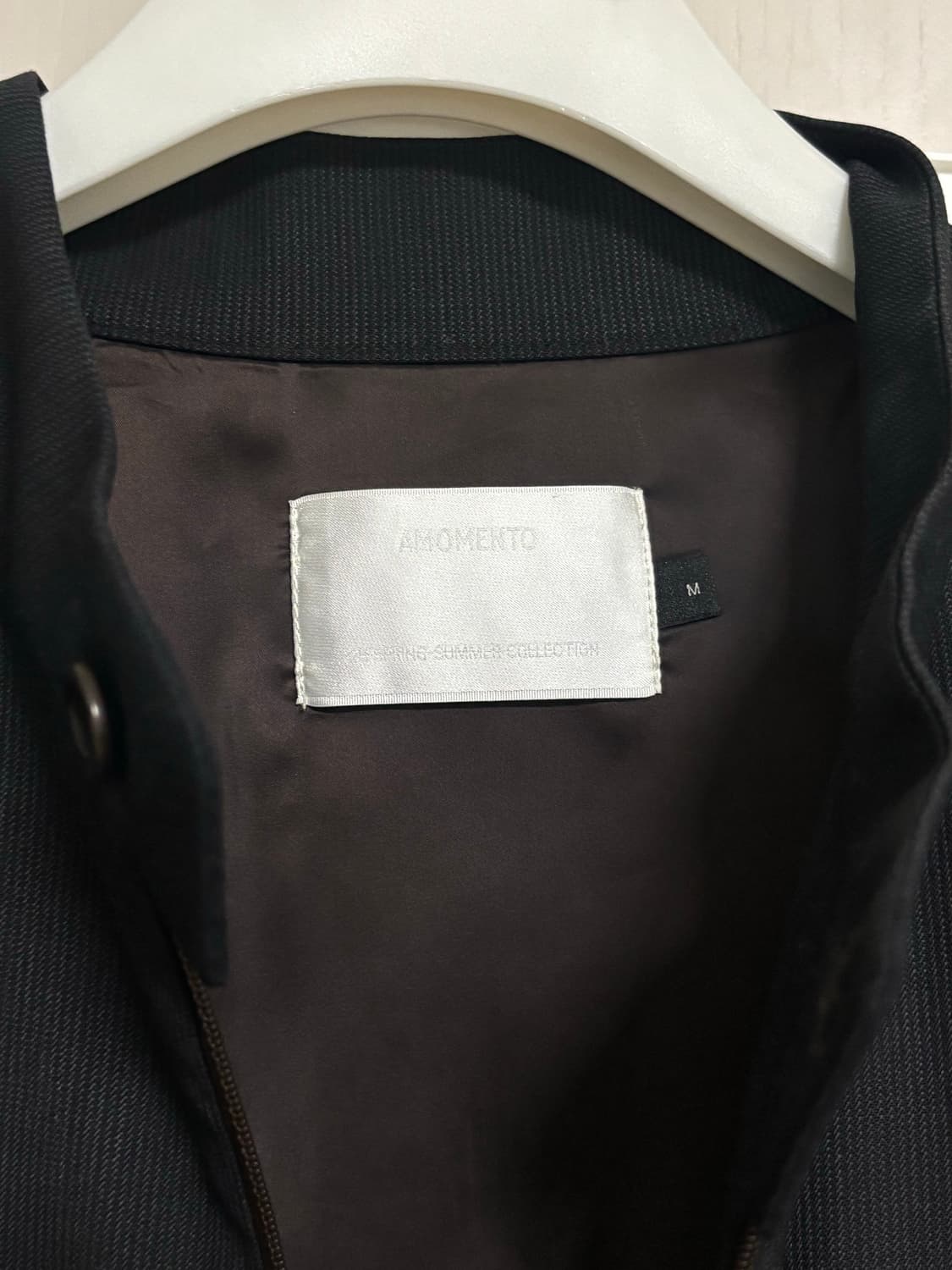 [M] 아모멘토 울 스트라이프 집업 자켓 상품이미지2