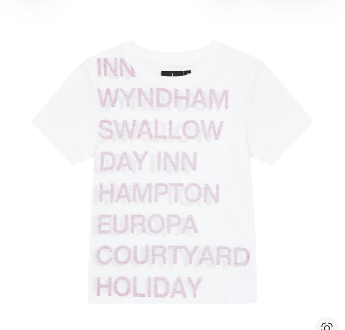 Safarispot 1/2 하이웨이 인 티셔츠 화이트 레드 사이즈 1 상품이미지1