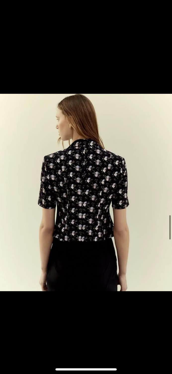 레티켓스튜디오 블라섬자켓 아이보리, 블랙 상품이미지4