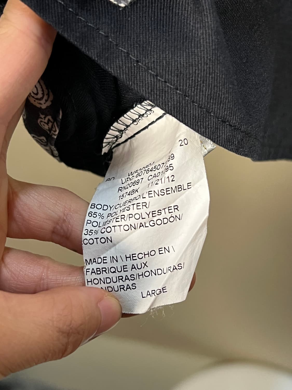 디키즈 레트로 반다나 워크 반팔 셔츠 처분  상품이미지3