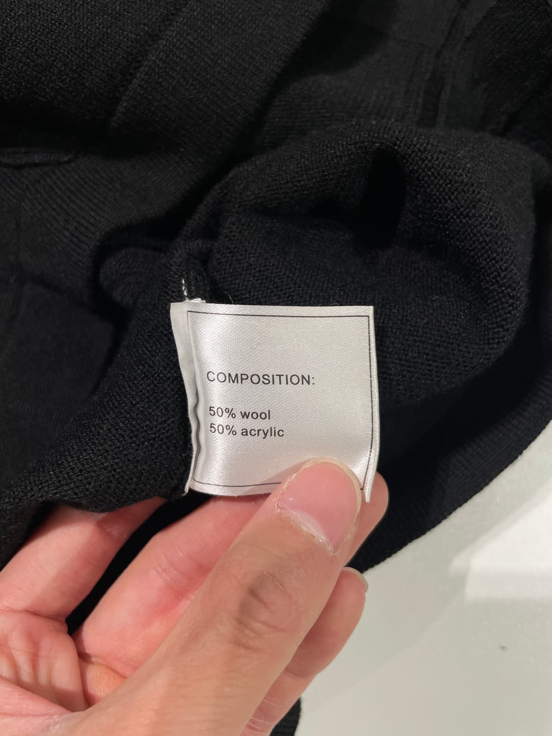 샤넬 유니폼 블랙 패널 울 아칼릭 가디건 상품이미지8