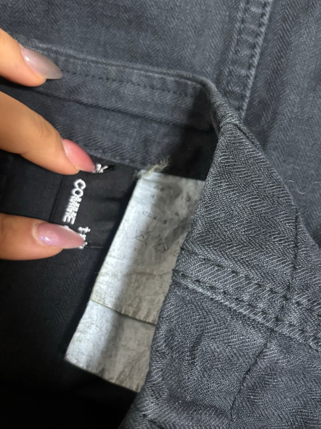 Commedes carcons 벨트 레이어드 스커트 상품이미지3