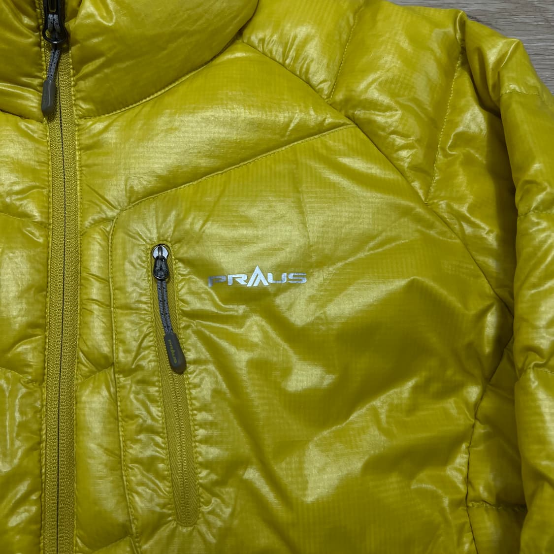 프라우스 여성 아웃도어 테크니컬 구스다운 경량패딩 [옐로우] L/100 상품이미지4