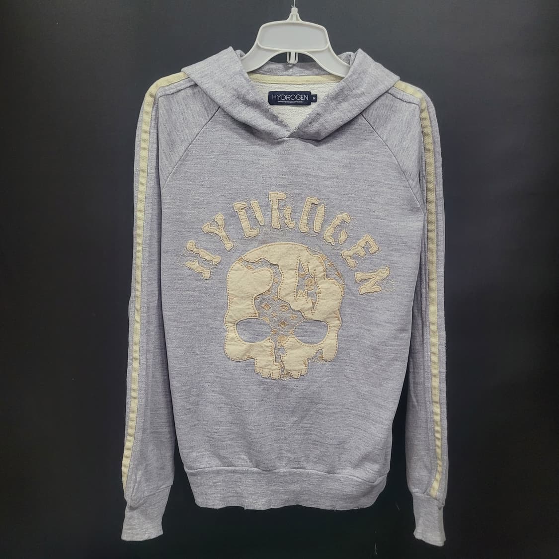 HYDROGEN DAMAGE SKULL 하이드로겐 빈티지 스컬 후드 상품이미지7