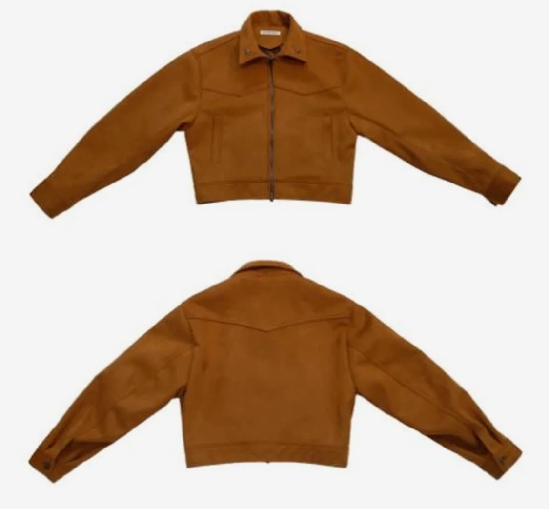 팍시 스웨이드 자켓 카라멜 상품이미지4