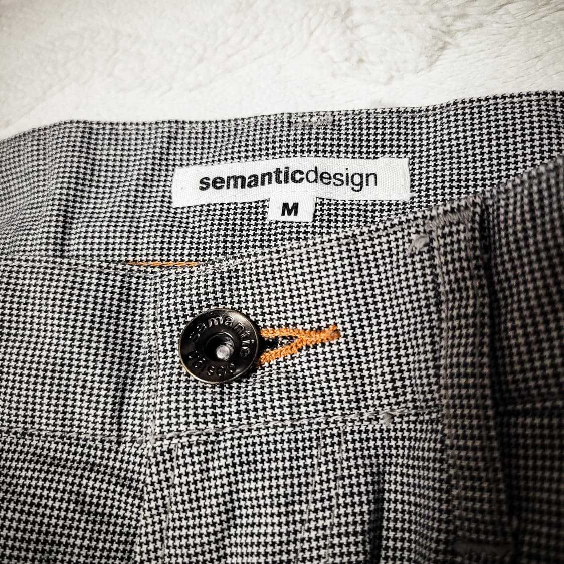 10s semanticdesign Houndstooth Pants 상품이미지6