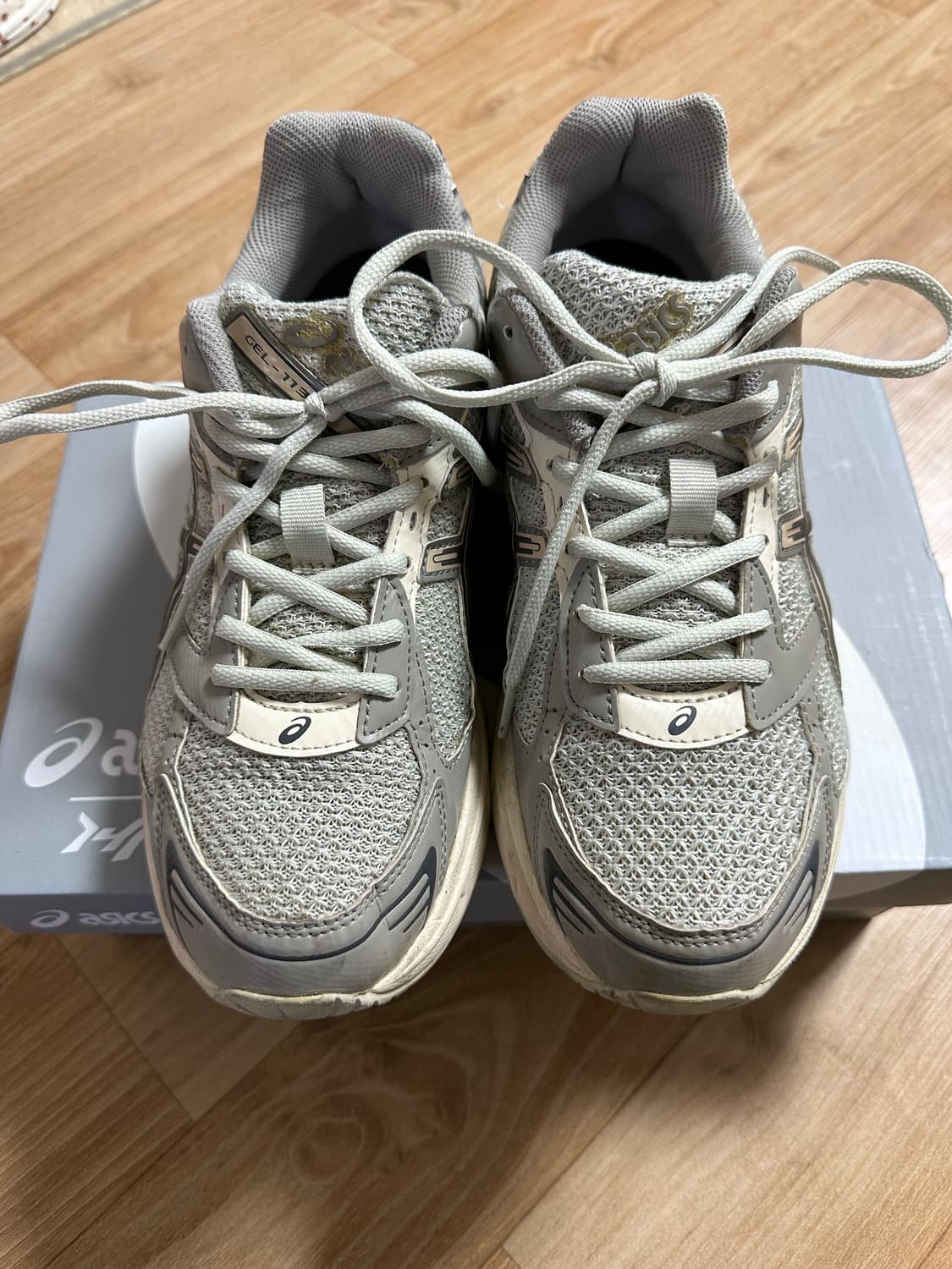 아식스 x I4P 젤 1130 글레이셔 그레이 밍크 275 상품이미지5