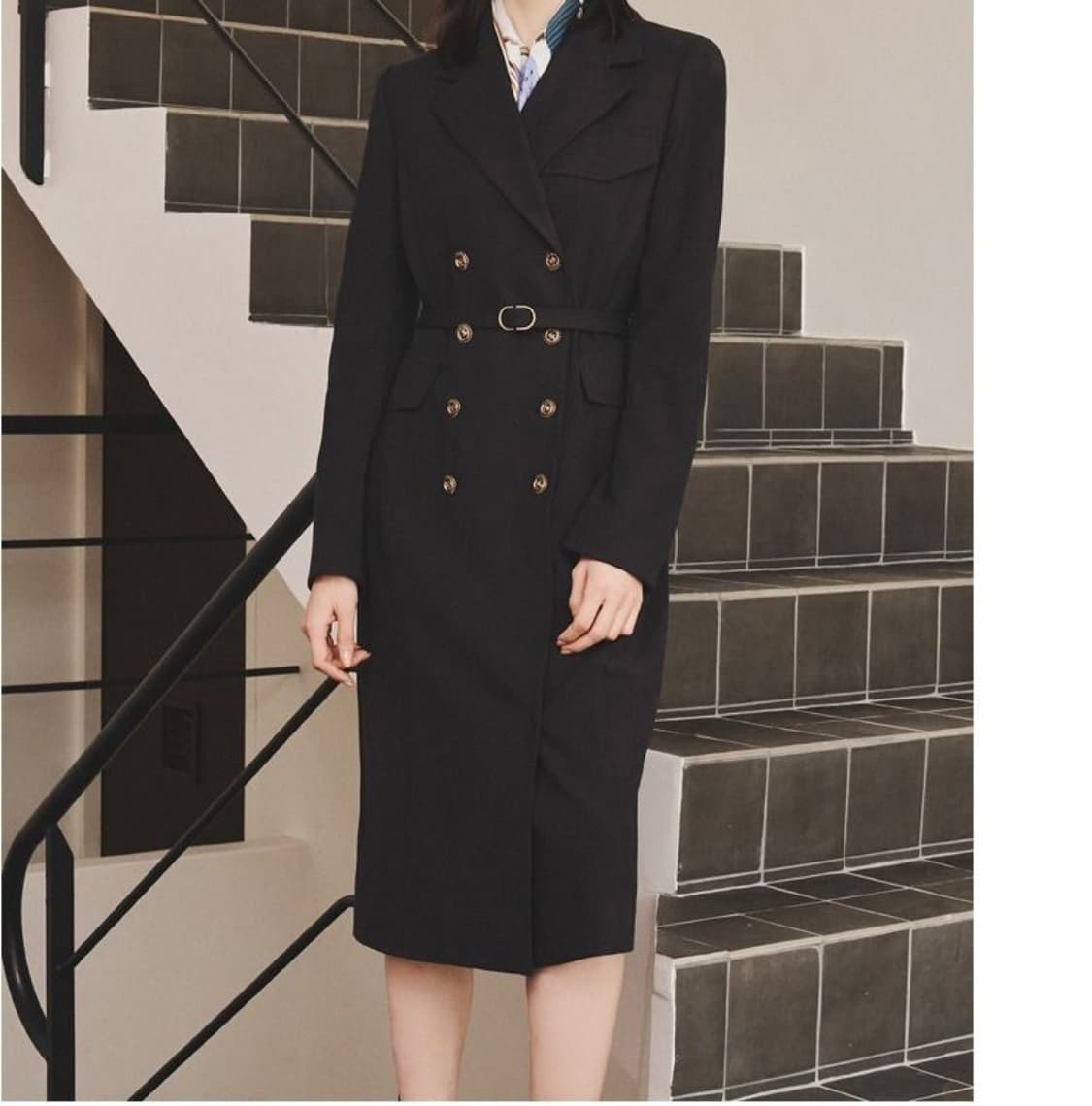 무료배송) 새옷- CERRUTI1881 블랙 원피스 하객룩 경조사룩 상품이미지2