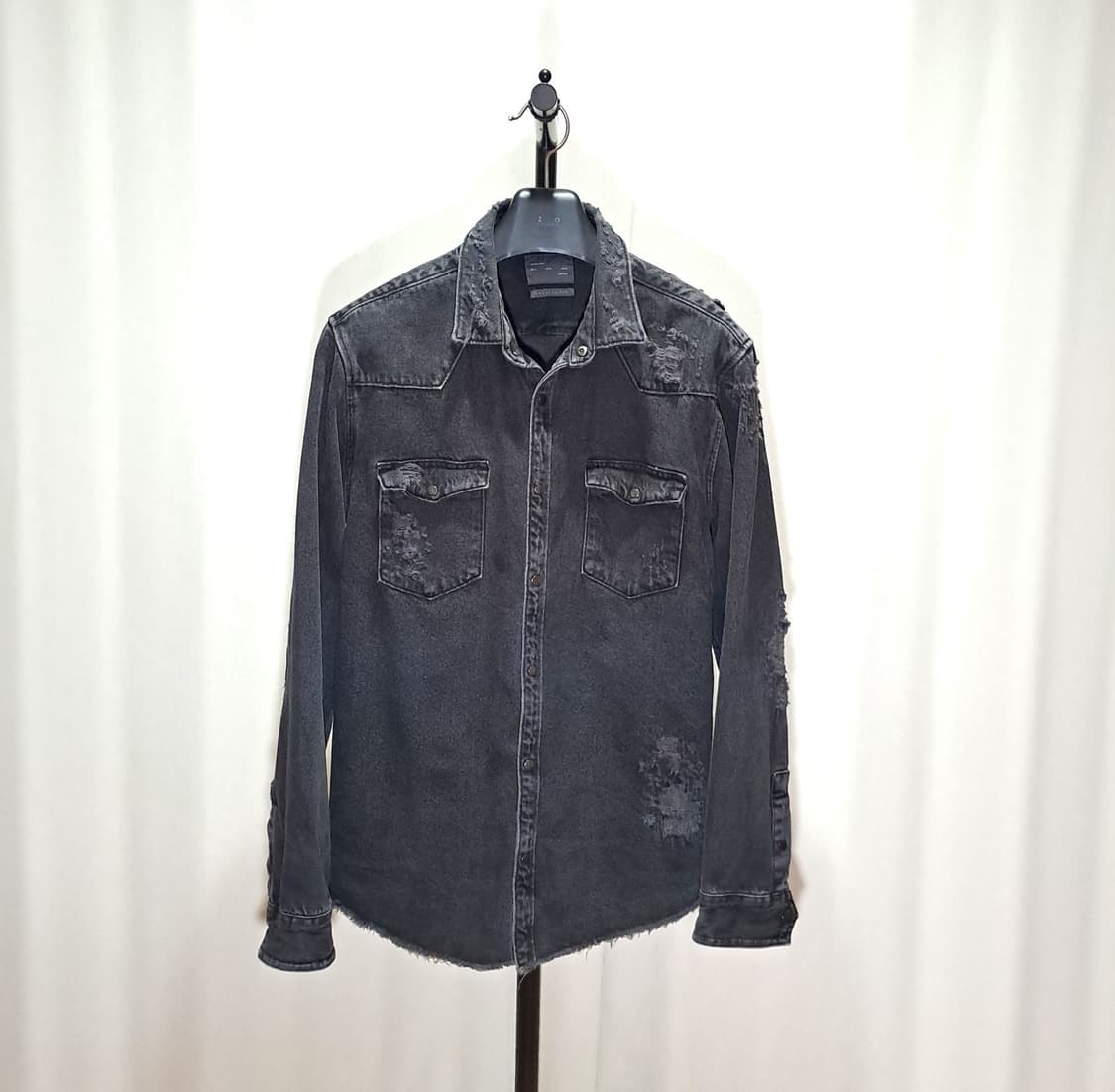 (택포) 자라 릴렉스핏 데님 아우터 셔츠 XL B612 상품이미지1