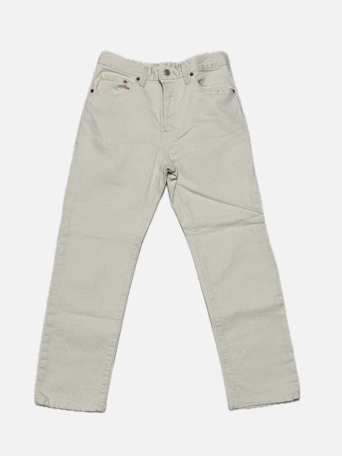 리바이스 501 아이보리 데님 판매합니다. 상품이미지1