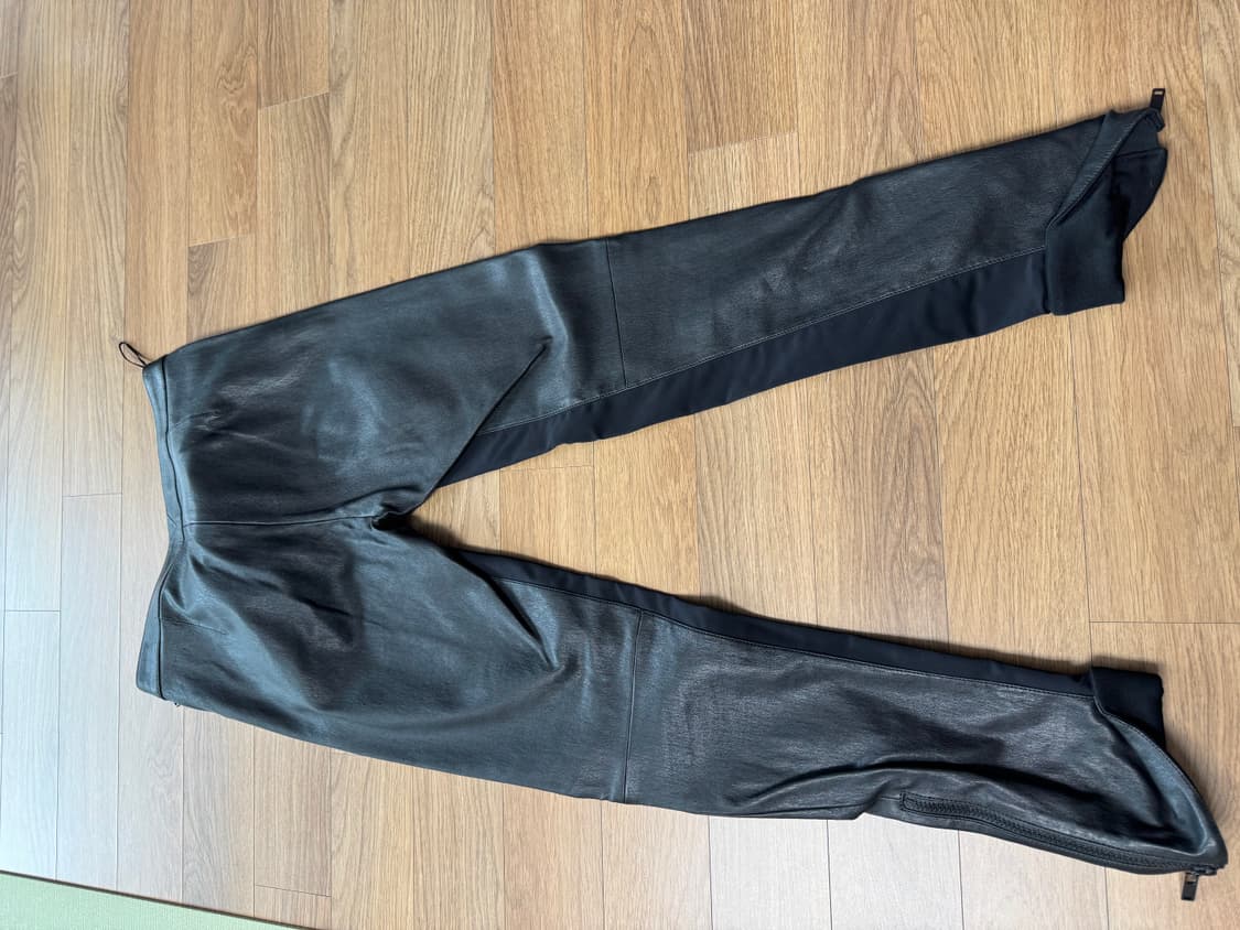[Louis Vuitton] 루이비통 블랙 가죽 레더 팬츠 40 상품이미지6