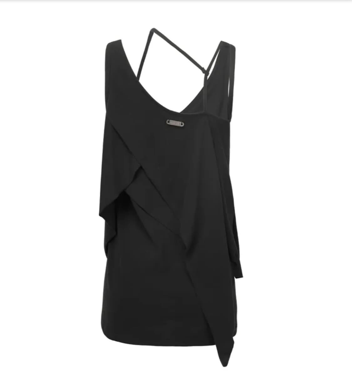 NACHE SHIRRING LAYERED SLEEVELESS IVORY 상품이미지4