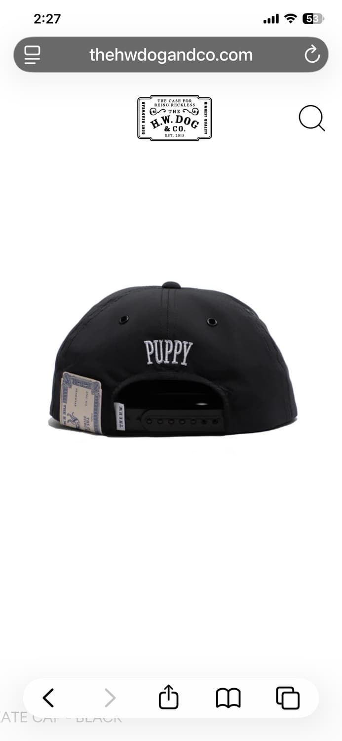 dog & co 독앤코 hw dog 나일론 모자 캡 상품이미지4