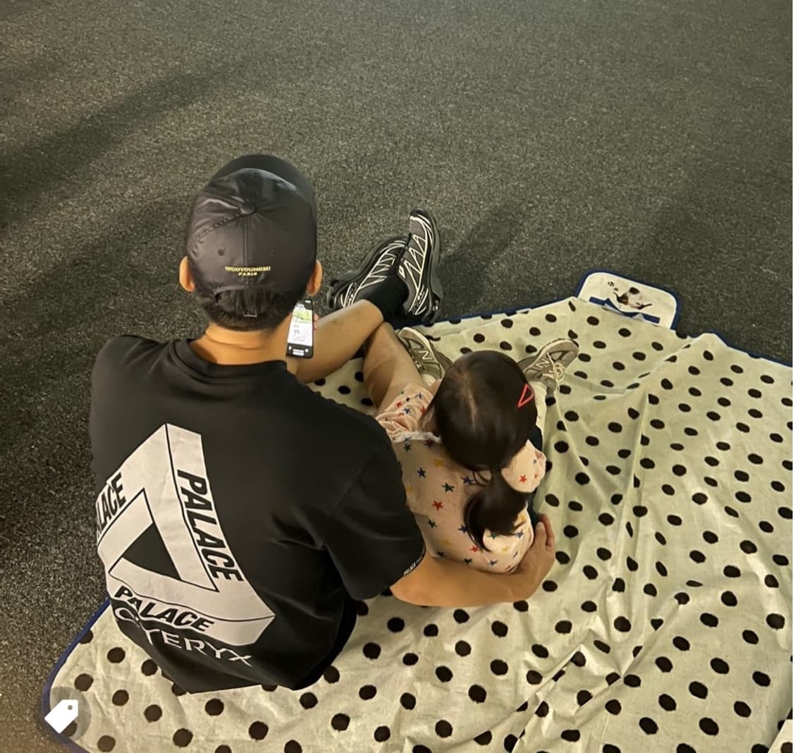 우영미 옐로우로고 나일론볼캡 다크네이비 상품이미지5