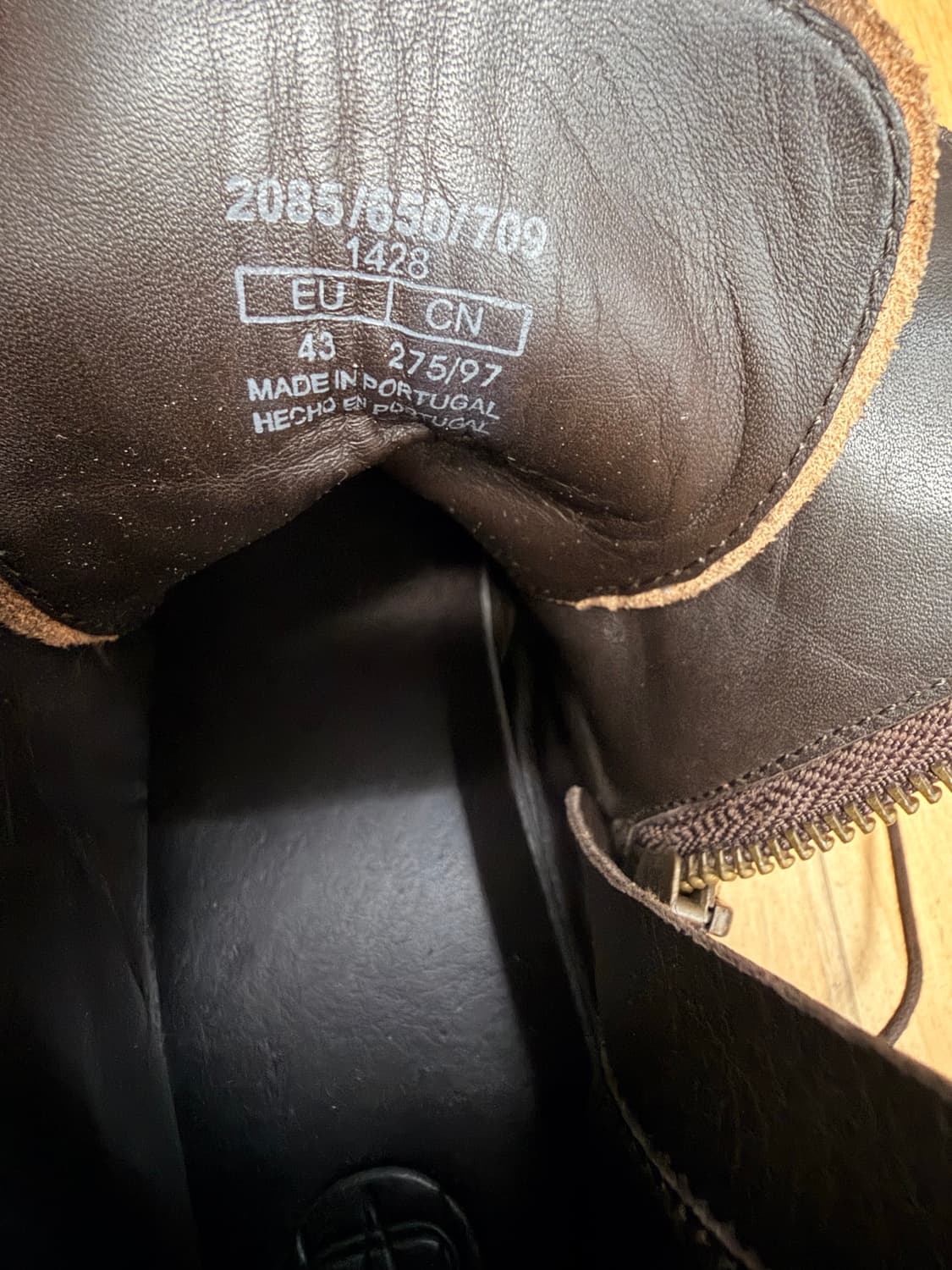 마시모두띠 옥스포드 워커부츠 빈티지 브라운 275 상품이미지10