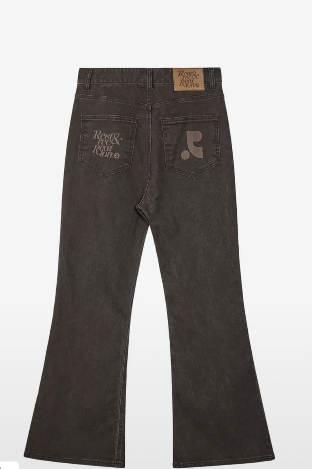 레스트앤레크레이션 WIDE FLARE JEANS - BROWN 상품이미지1