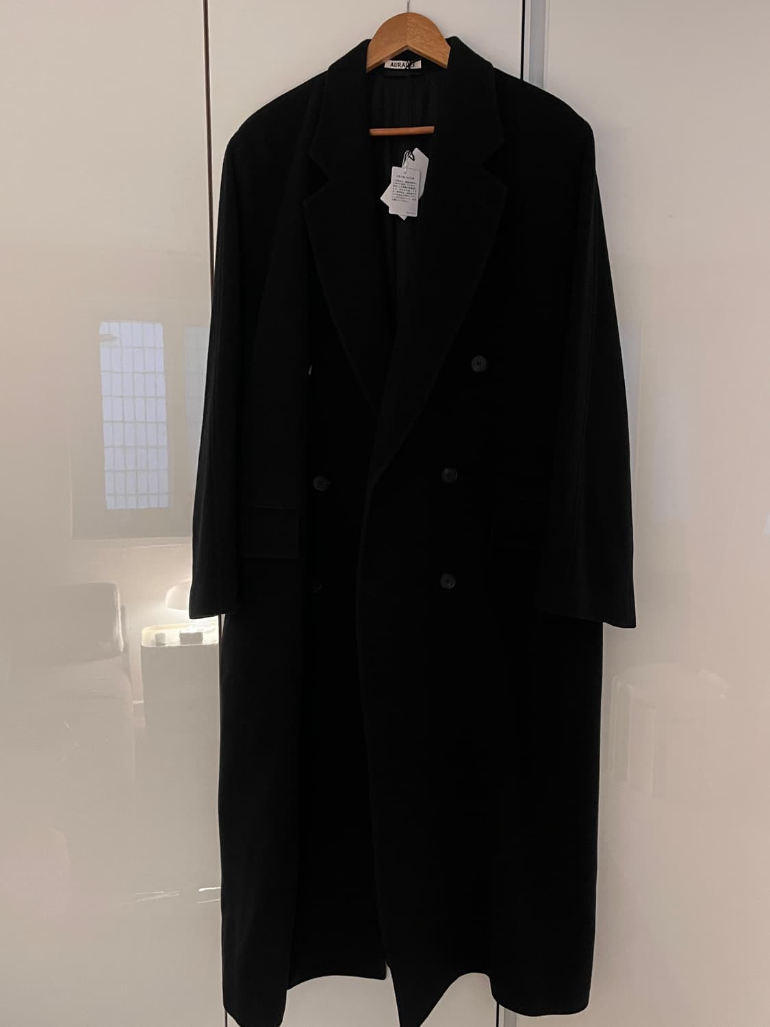 [4] 오라리 모저 체스터필드 코트 블랙 (3사이즈랑 교환 가능) 상품이미지6