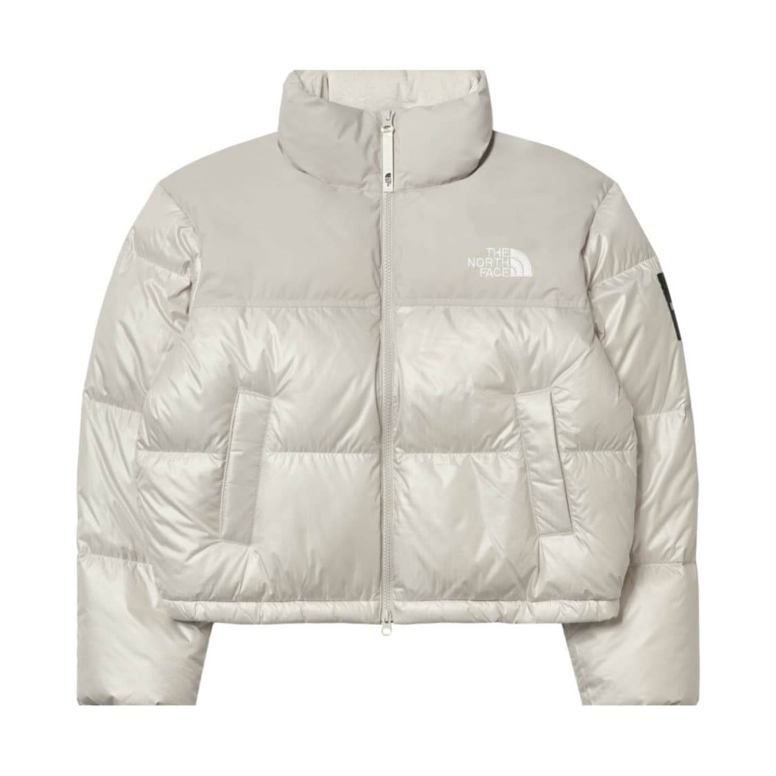 노스페이스 화이트라벨 노벨티 눕시 크림베이지 크롭 숏 패딩 s 85 상품이미지3