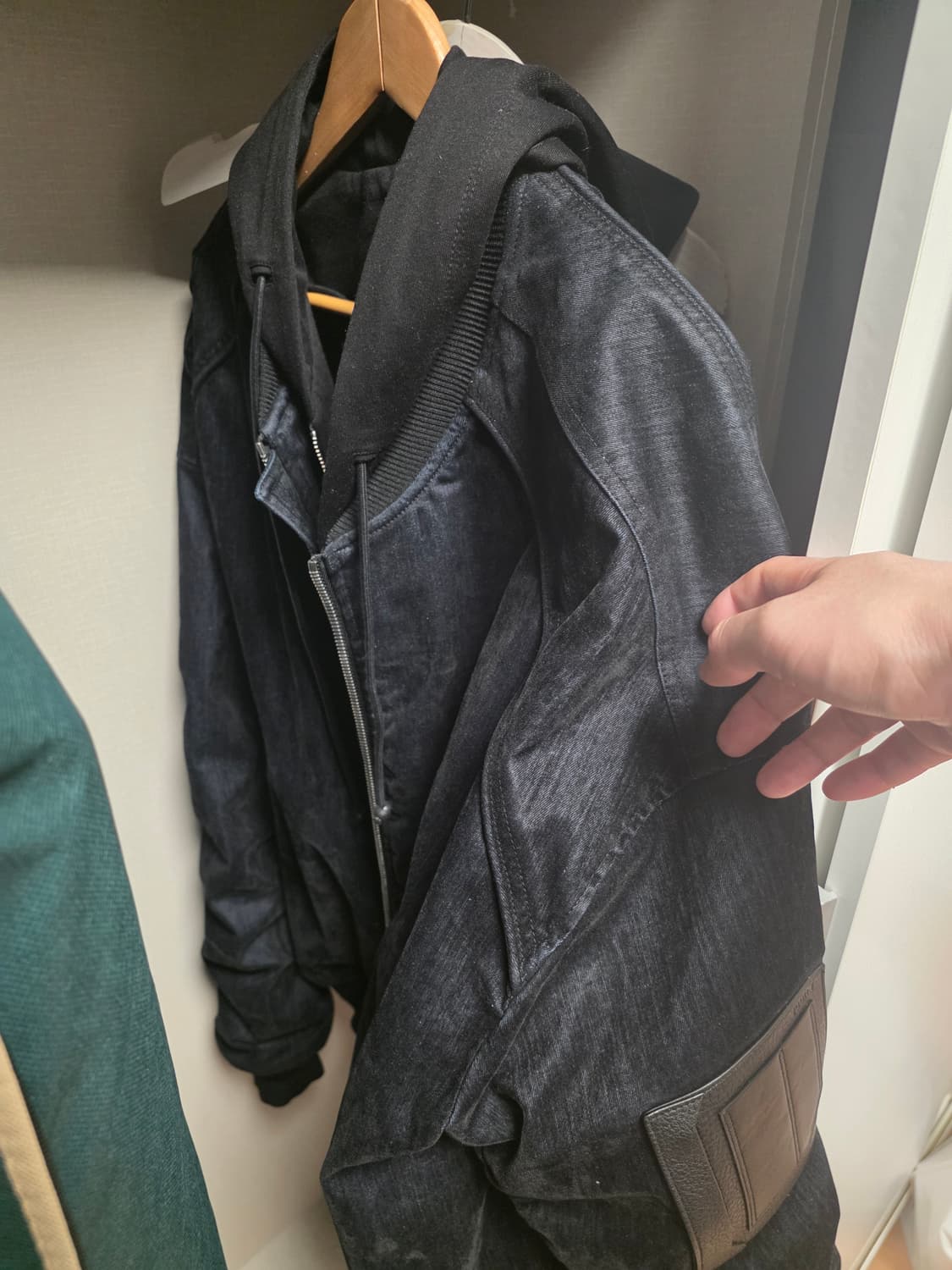 준지 25fw 슬럽벨벳 ma-1 50사이즈 상품이미지2