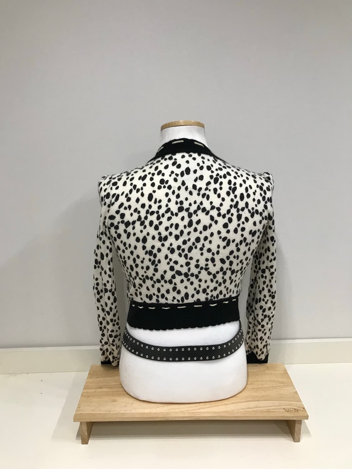 Leopard print fleece vintage jacket 상품이미지3