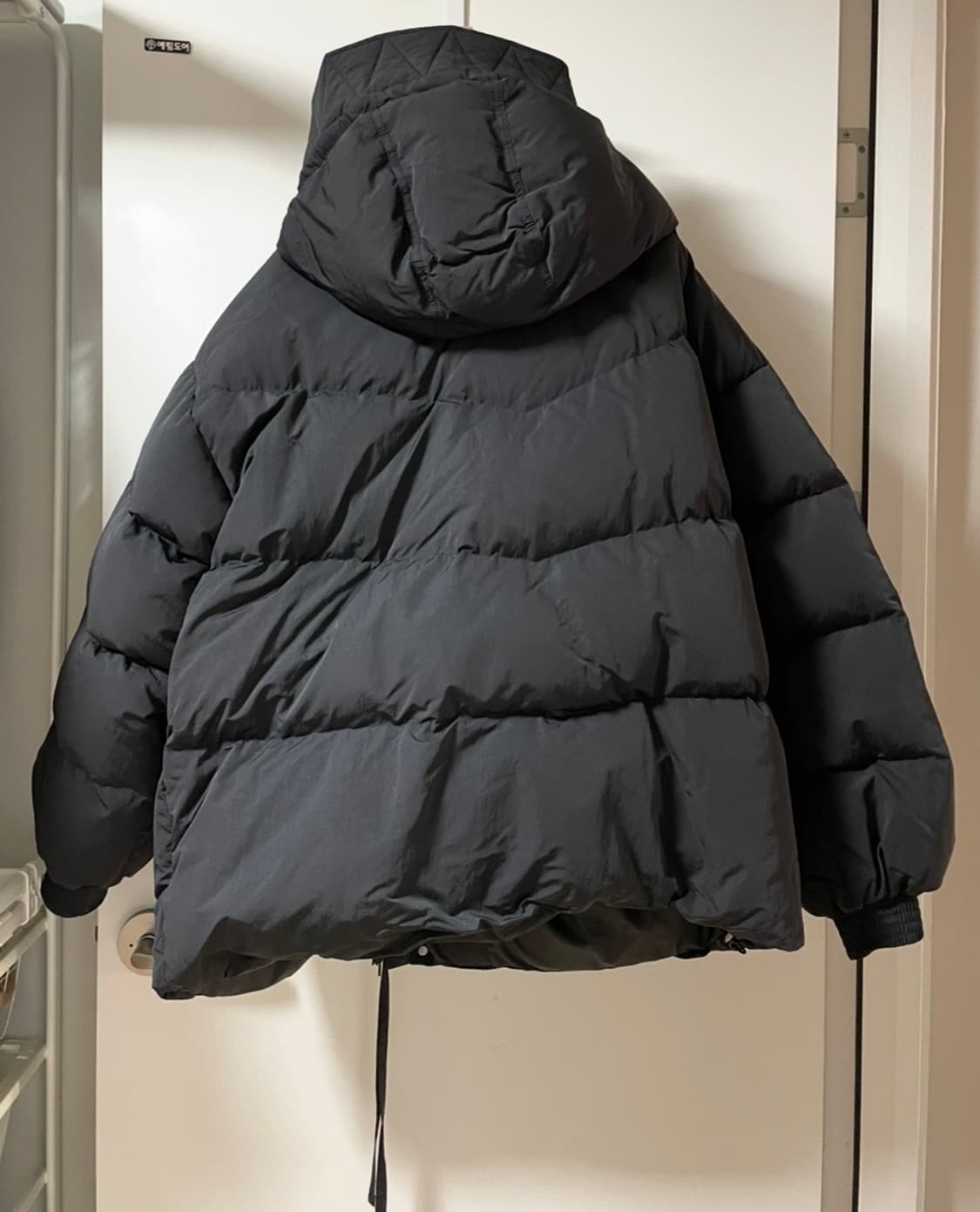 HGBB STUDIO 바렌츠 다운 패딩 블랙 L 상품이미지2