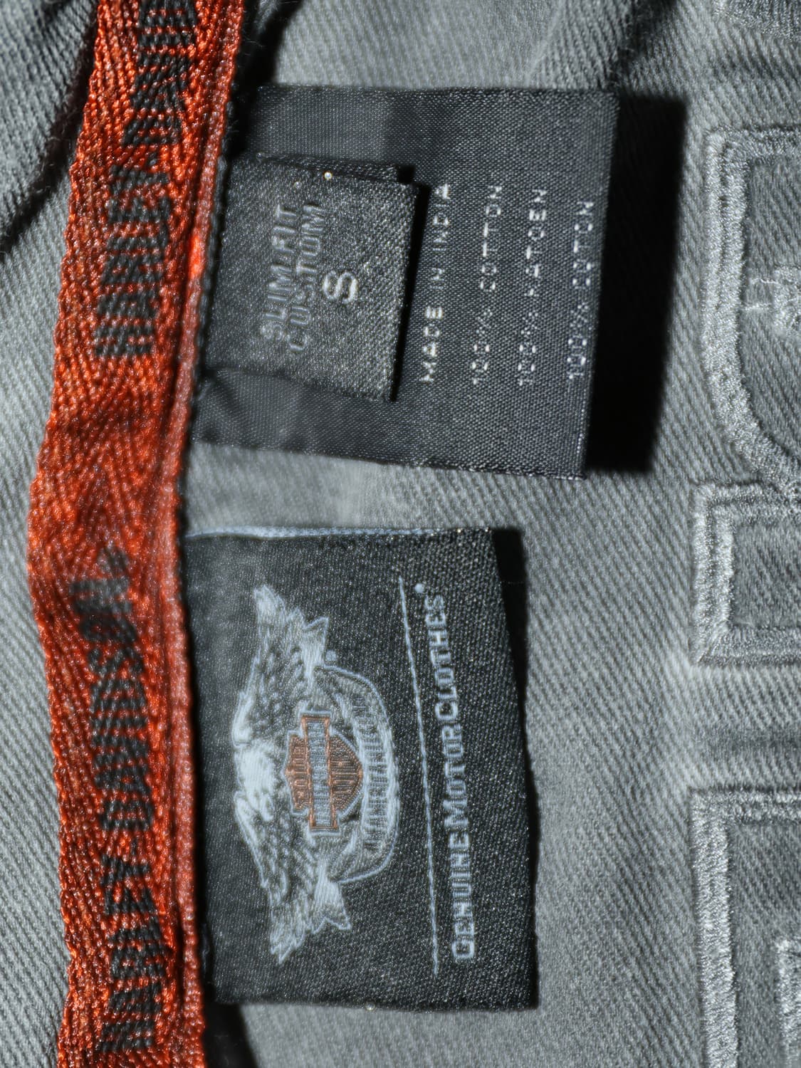 할리데이비슨 워크 셔츠 그레이 긴팔 상품이미지4