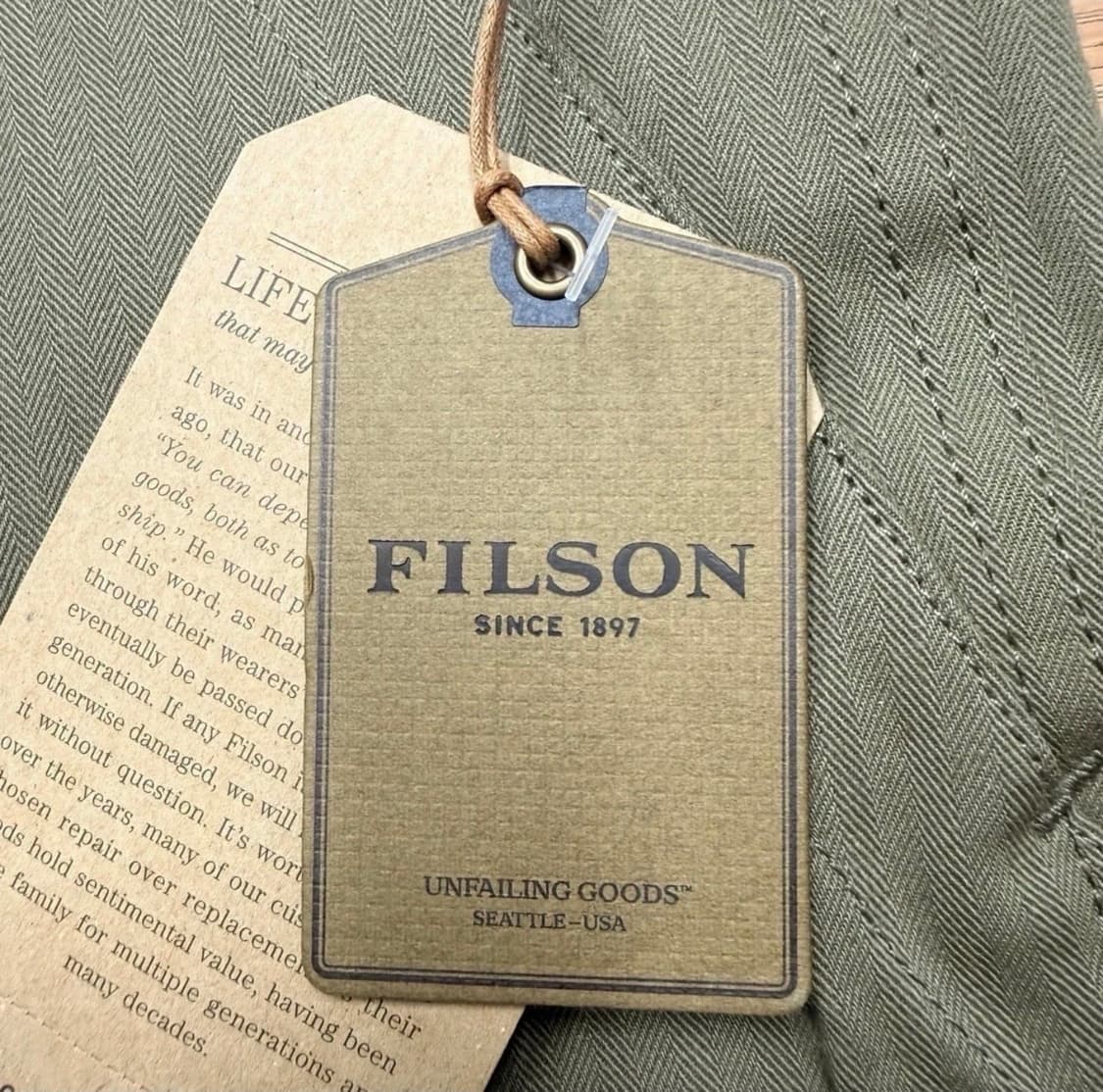 Filson supply HBT Fatigue 팬츠 상품이미지4