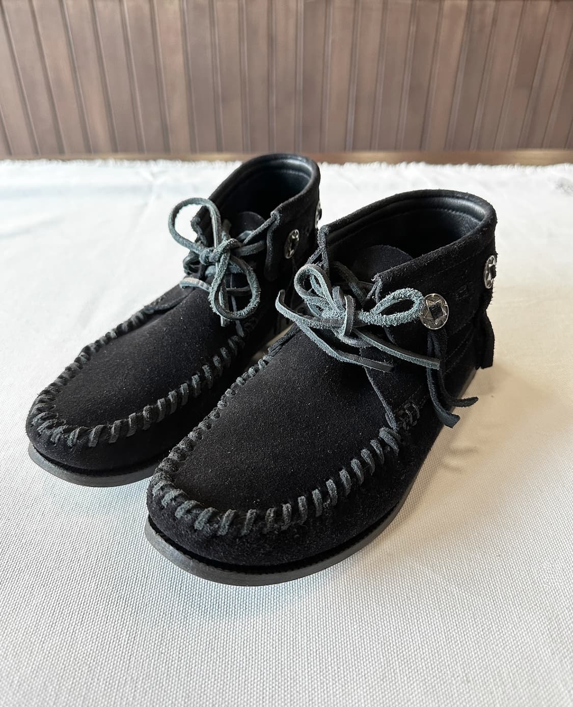 SAINT LAURENT suede tassel boots 상품이미지8