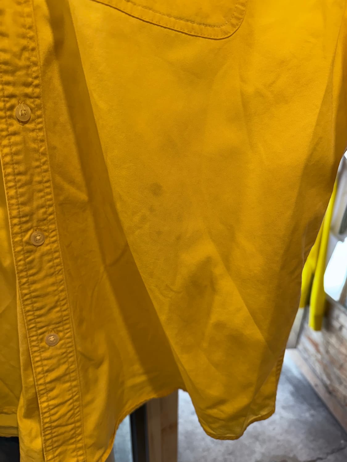 칼하트 옐로우 반팔셔츠 상품이미지2