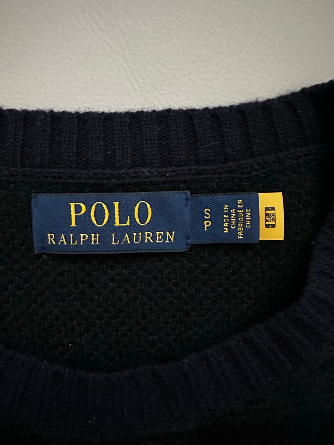 폴로 랄프로렌 체크 니트 S 상품이미지2