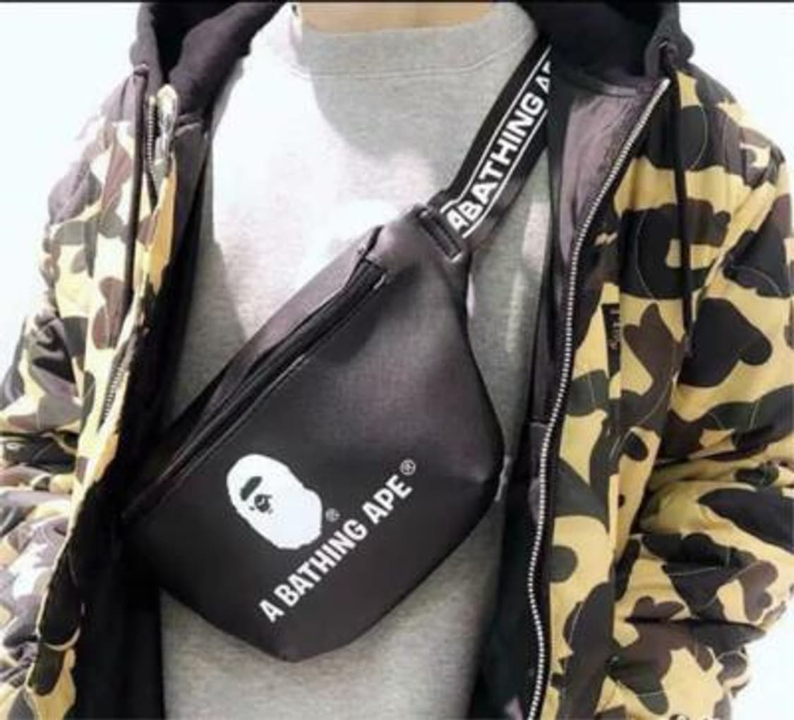 (새상품급) 베이프 웨이스트백 힙색 가방 상품이미지1