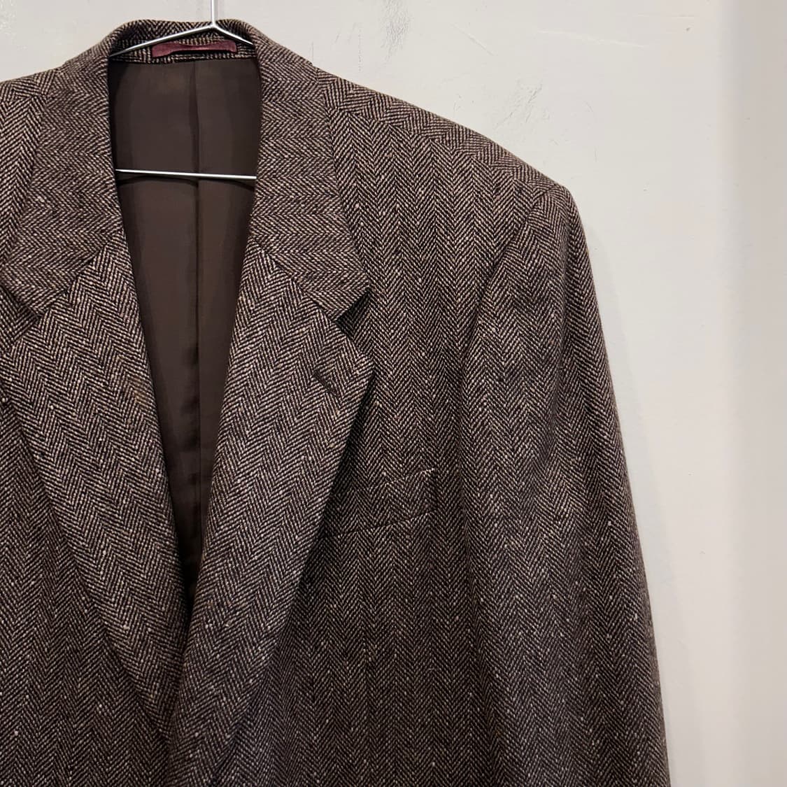 입생로랑 뿌르 옴므 퓨어 울 헤링본 블레이져 상품이미지1