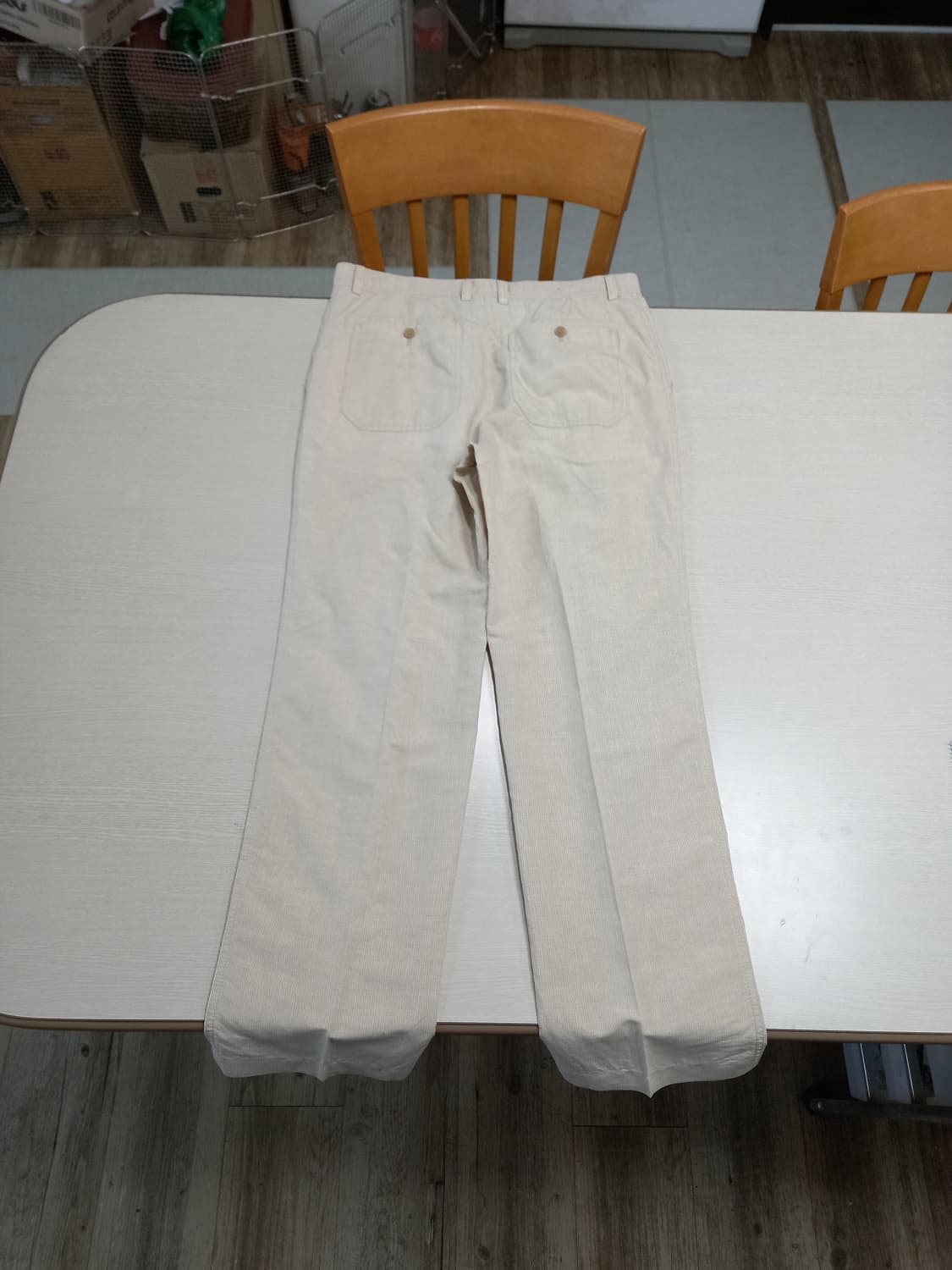 32 HAZZYS 여름용 면바지 연베이지 32-394 상품이미지2