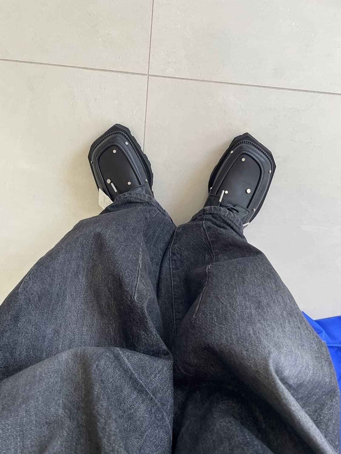 takeo kikuchi - studs square shoes 상품이미지2