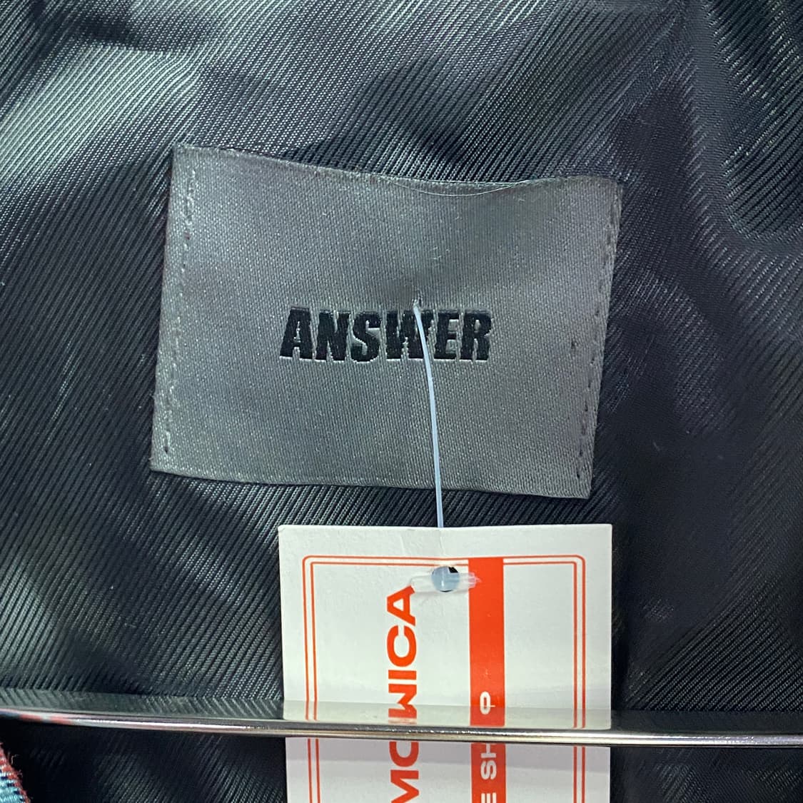 빈티지 answer 체크 미니멀 자켓 B2908 상품이미지4