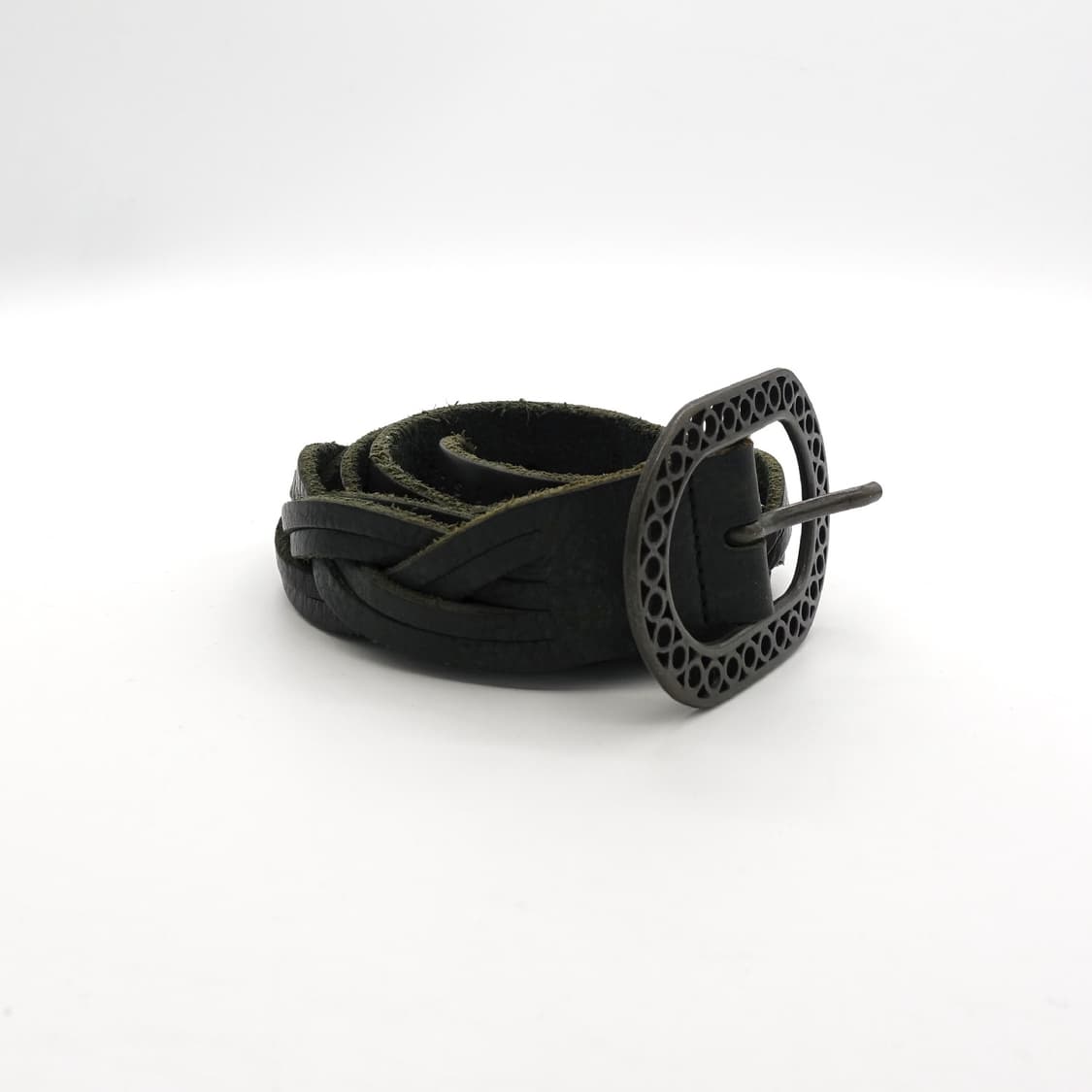 SISLEY 빈티지 시슬리 아티잔 꽈배기 꼬임 레더 아티잔 벨트 상품이미지5