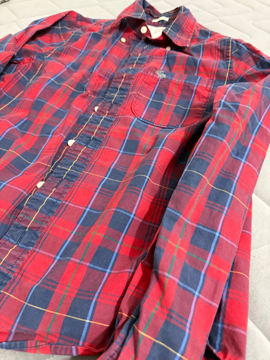 아베크롬비 체크 셔츠 S  95  구재 상품이미지4