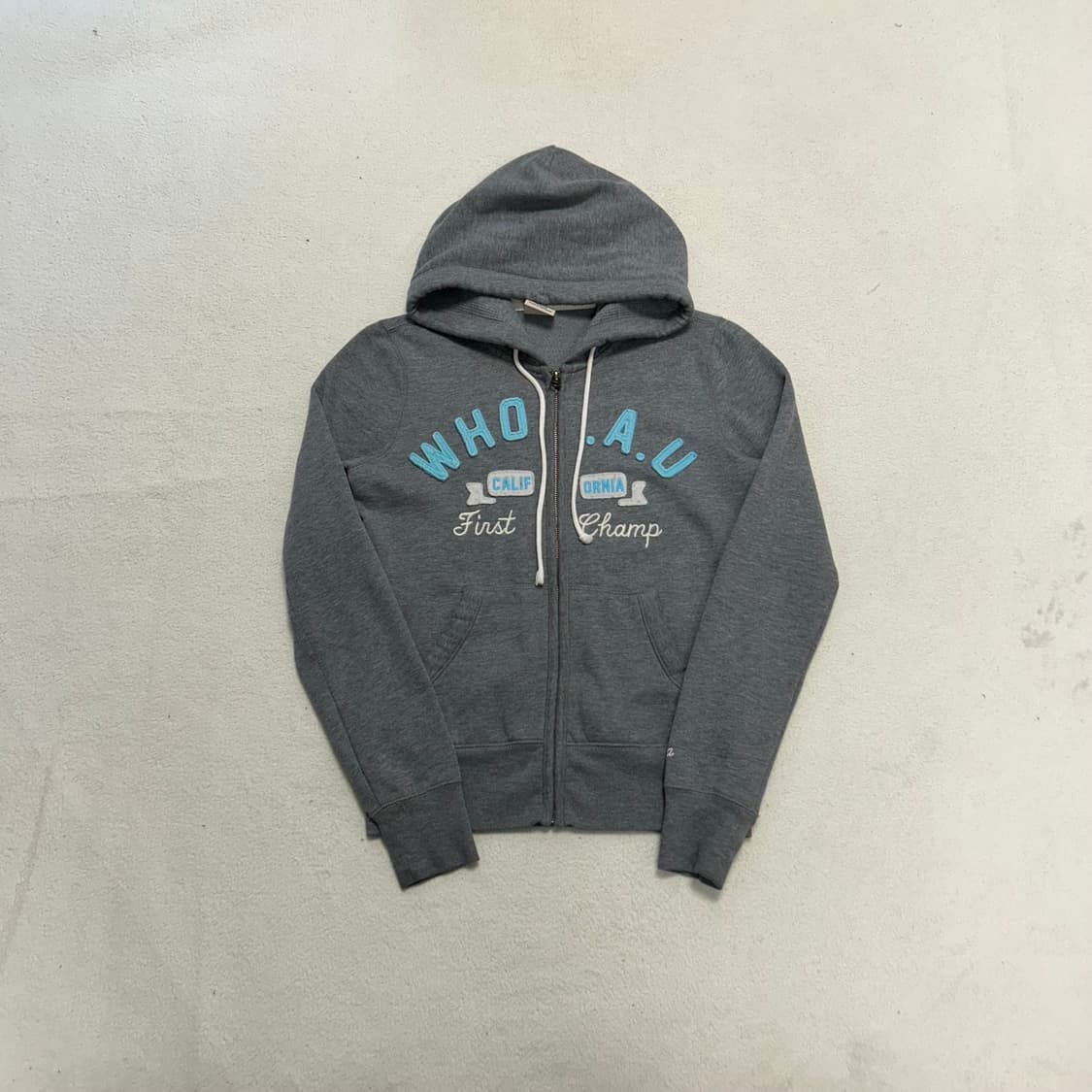 Who.A.U Grey Hood Zip-up 상품이미지4