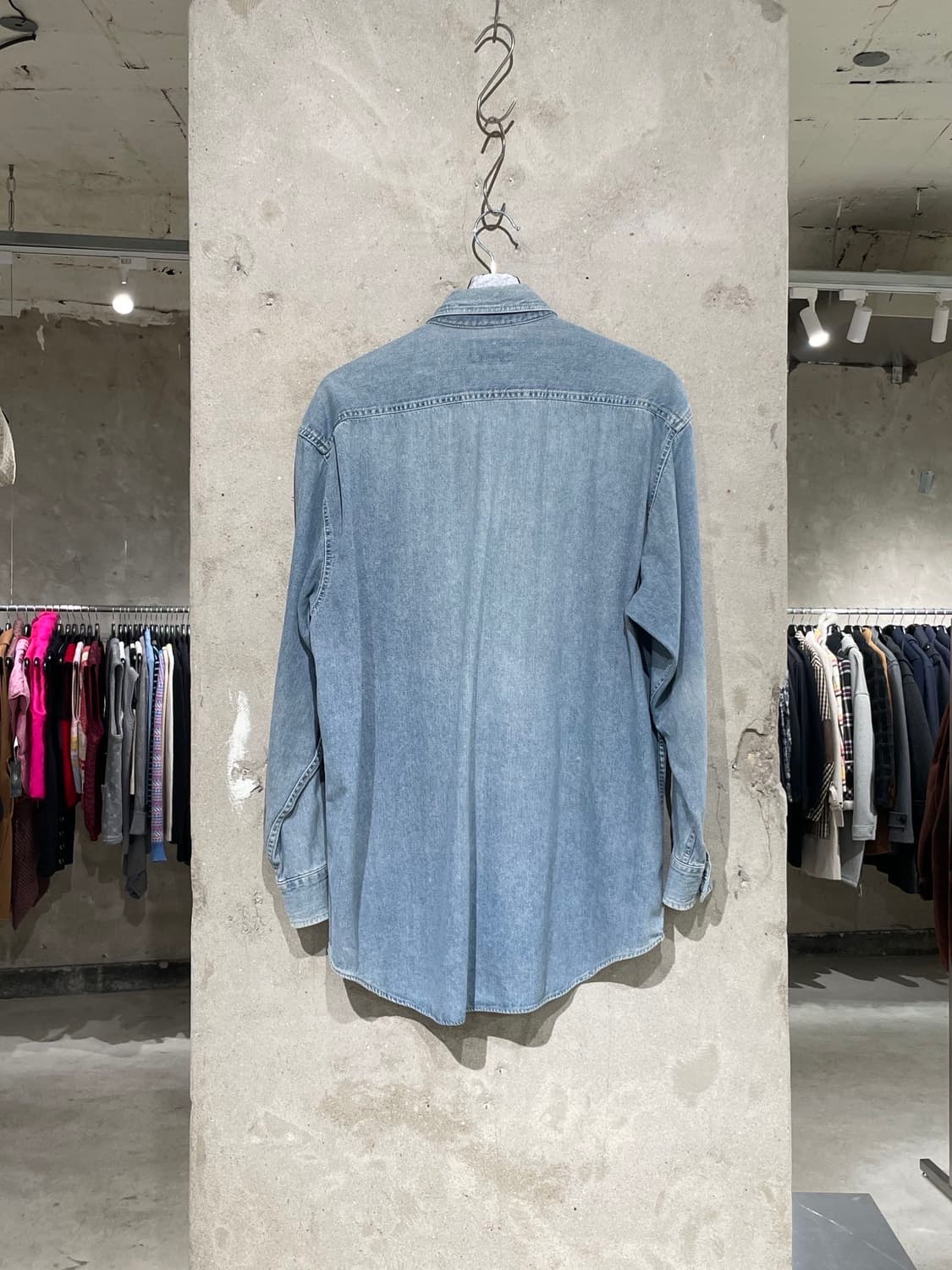 랭글러 연청 트윈 포켓 데님 셔츠 상품이미지6