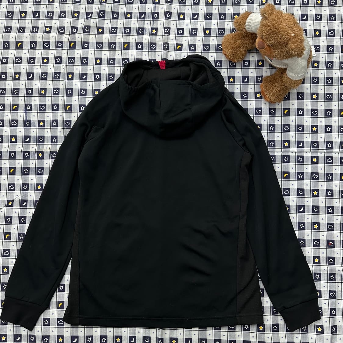 아디다스 JPN 핑크로고 블랙삼선 고프코어 러닝 블랙 후드져지 상품이미지2