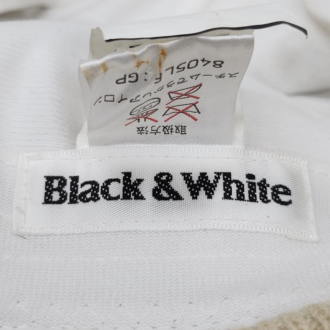 일본산 Black&White 귀달이 골프모자 프리 상품이미지8