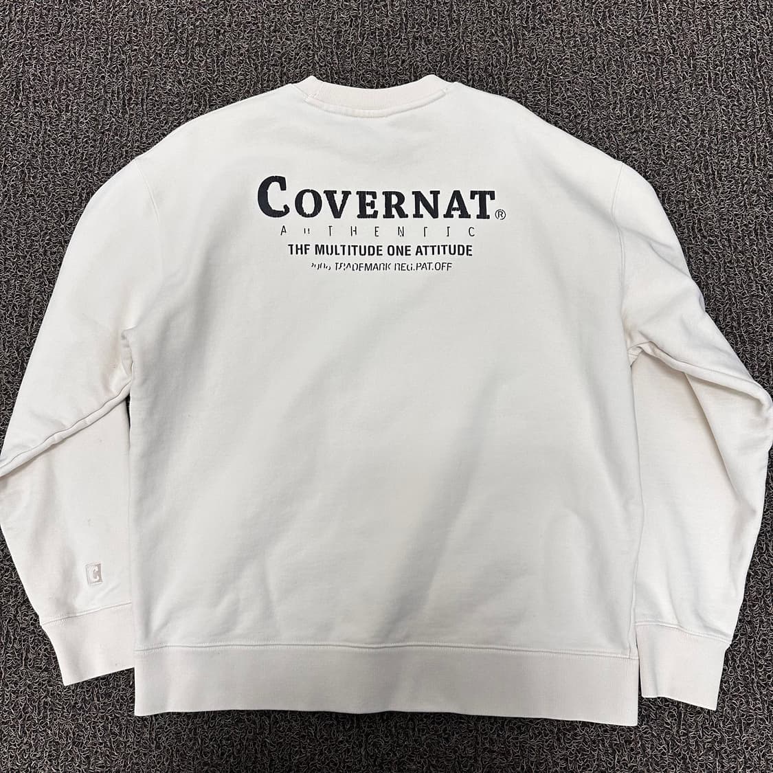 커버낫 맨투맨 아이보리 M 상품이미지5