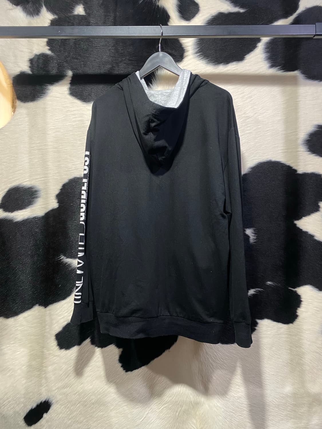 Beaumont carr 펑크 레터링 오버핏 후드집업 상품이미지5