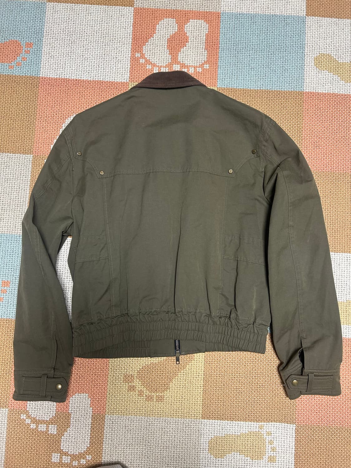 (44)체스터 헌팅 블루종 자켓 카키 상품이미지2