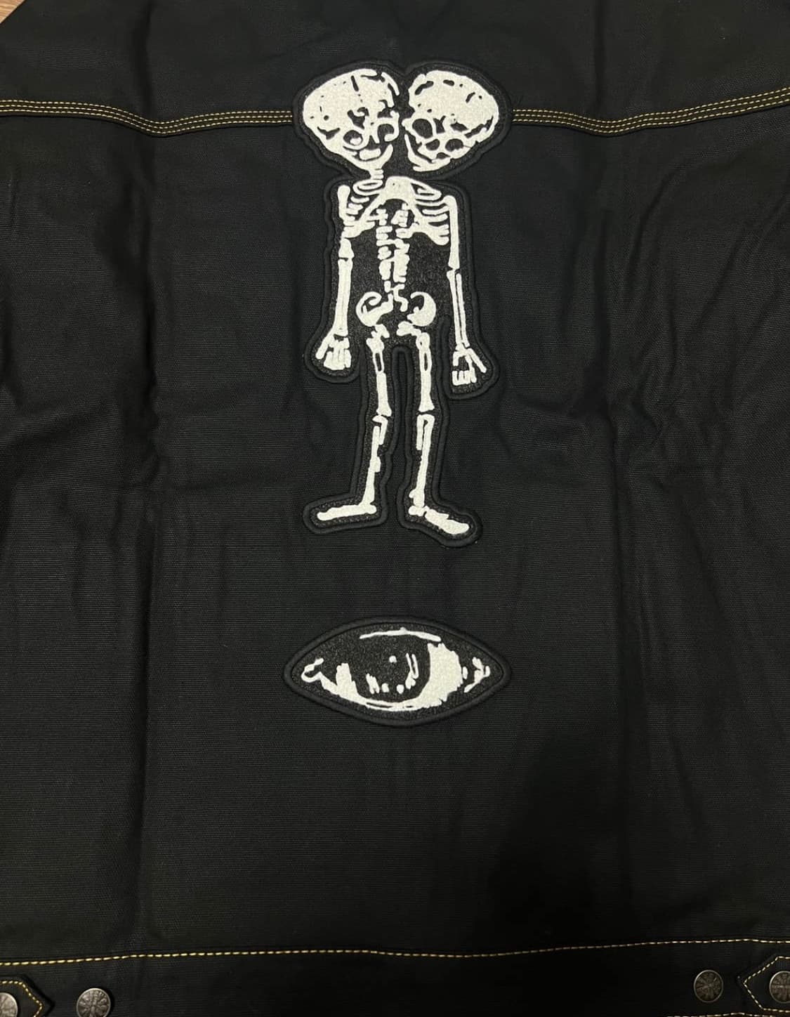 fucking awesome 트윈 스컬 데님 자켓 m사이즈 상품이미지2