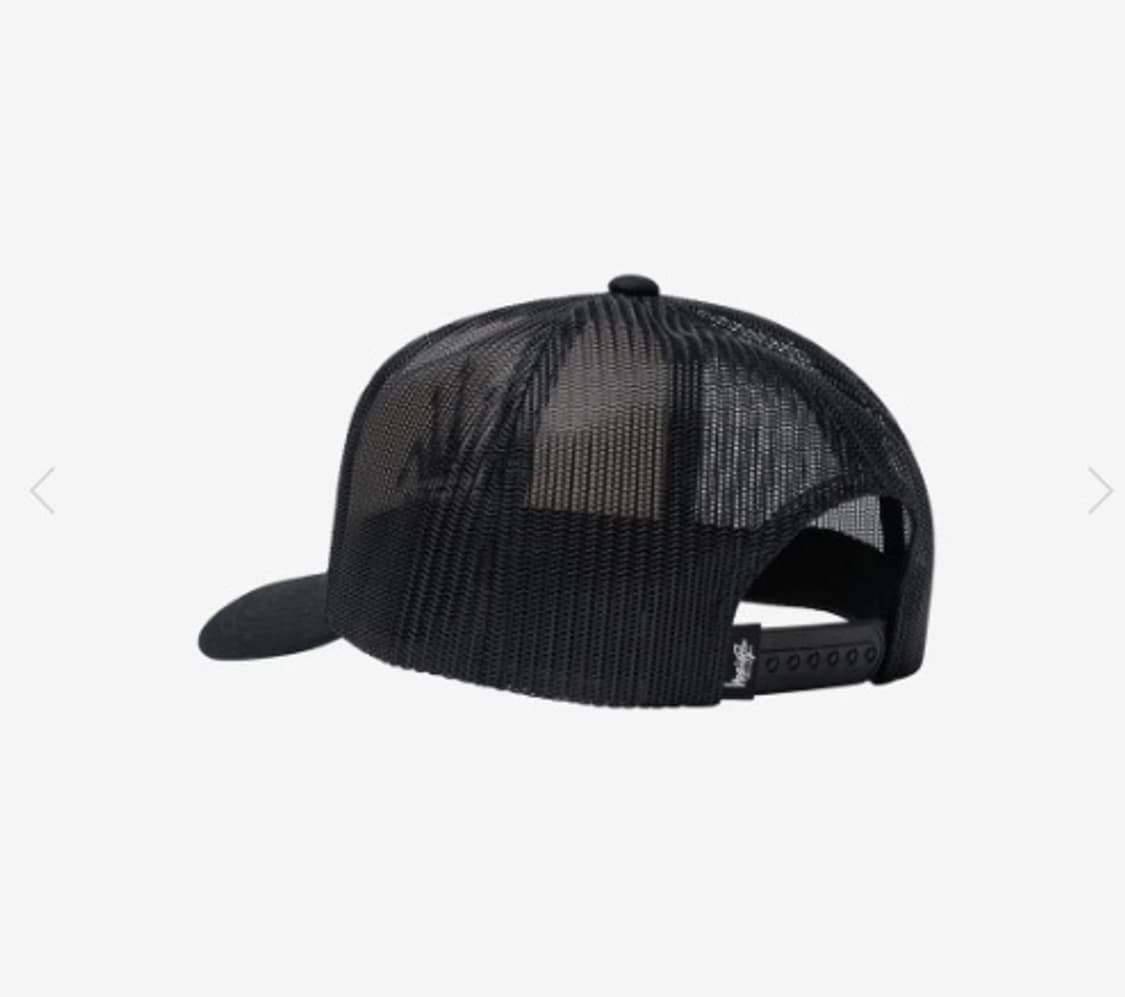 스투시 크라운 스탁 트러커 캡 블랙 상품이미지2