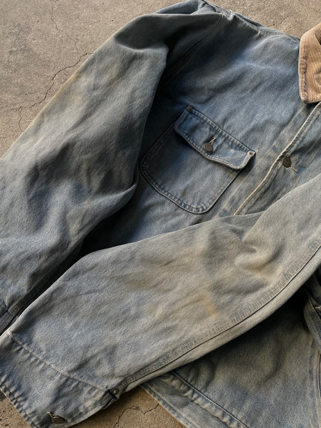 90s RRL Dungaree Denim Jacket(USA Made) 상품이미지10